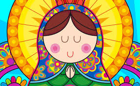 Imágenes de la Virgen de Guadalupe para niños (Dibujos, Gif, Ilustraciones]  | ParaNiños.org