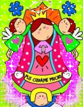 Imágenes de la Virgen de Guadalupe para niños (Dibujos, Gif, Ilustraciones]  | Educación para Niños
