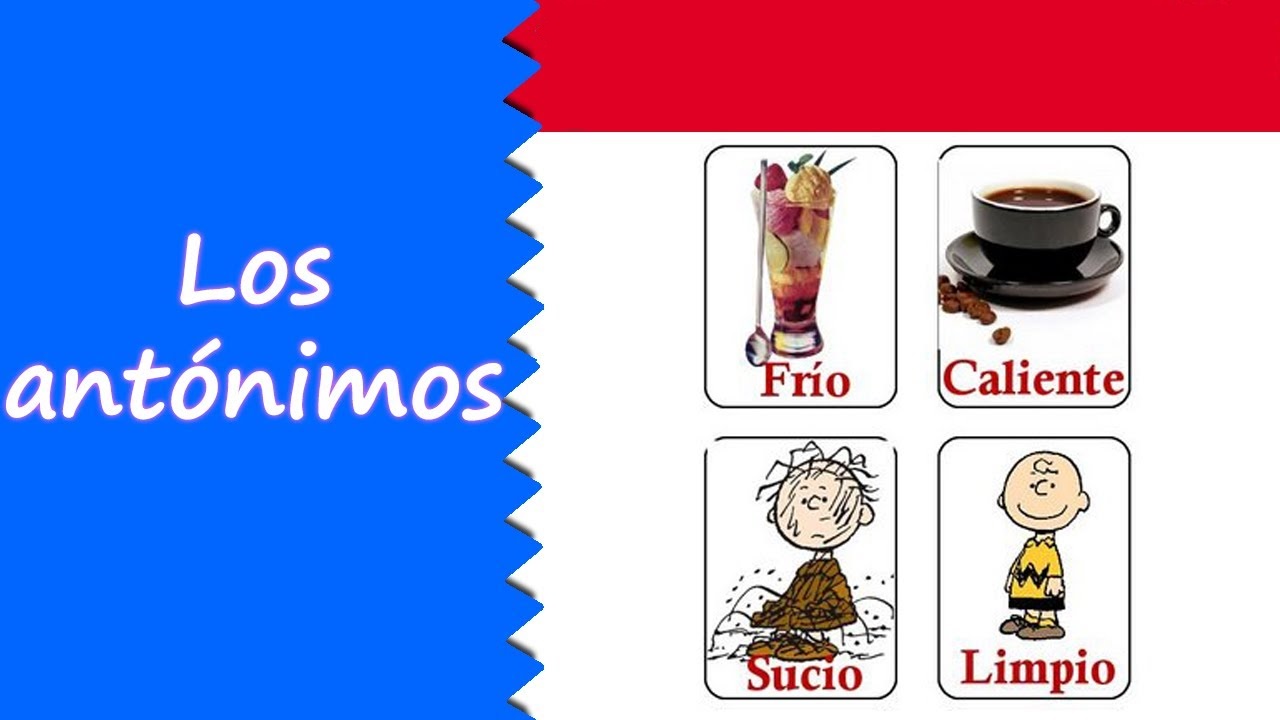 120 Ejemplos de Antónimos (graduales, complementarios y recíprocos) |  Educación para Niños