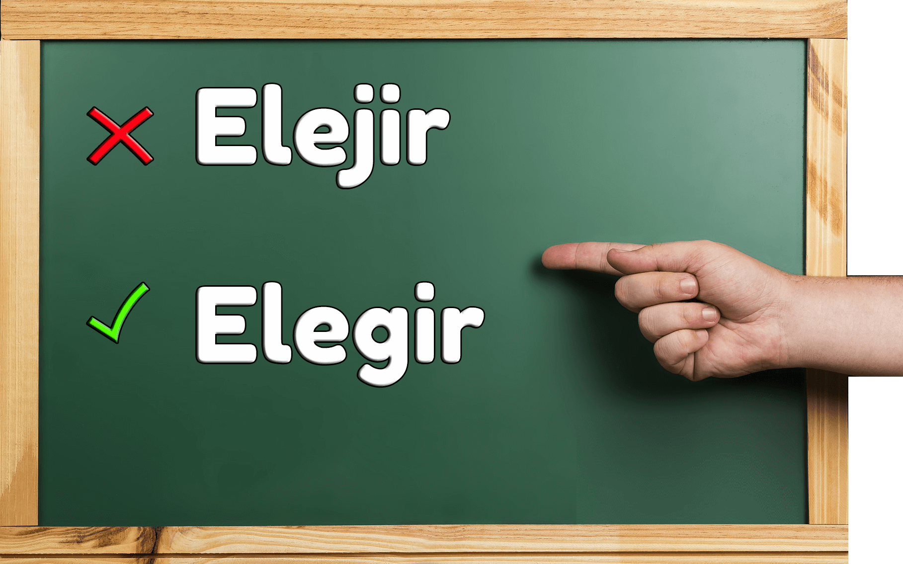 Elegir o Elejir: ¿cómo se escribe correctamente? ejemplos | ParaNiños.org