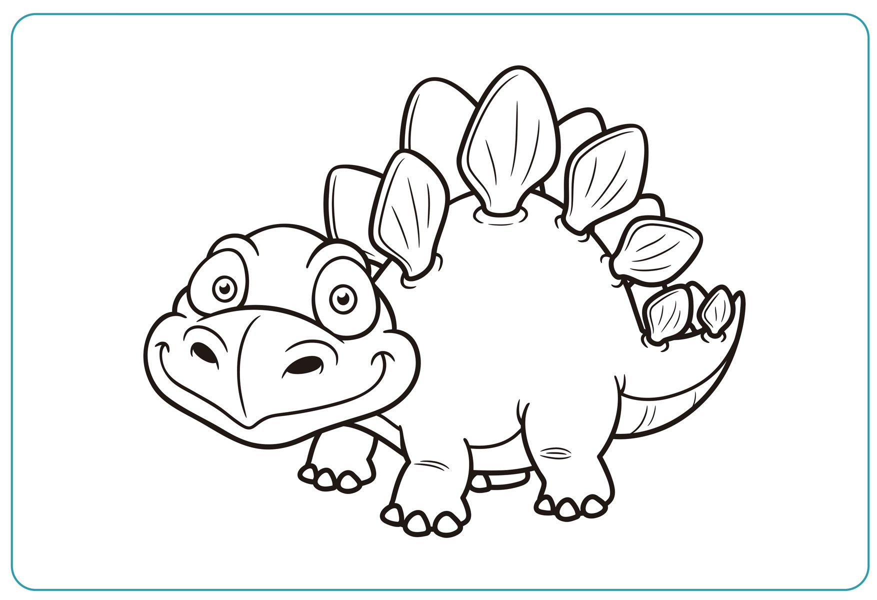 dibujos-dinosaurios-para-colorear-imprimir | Educación para Niños