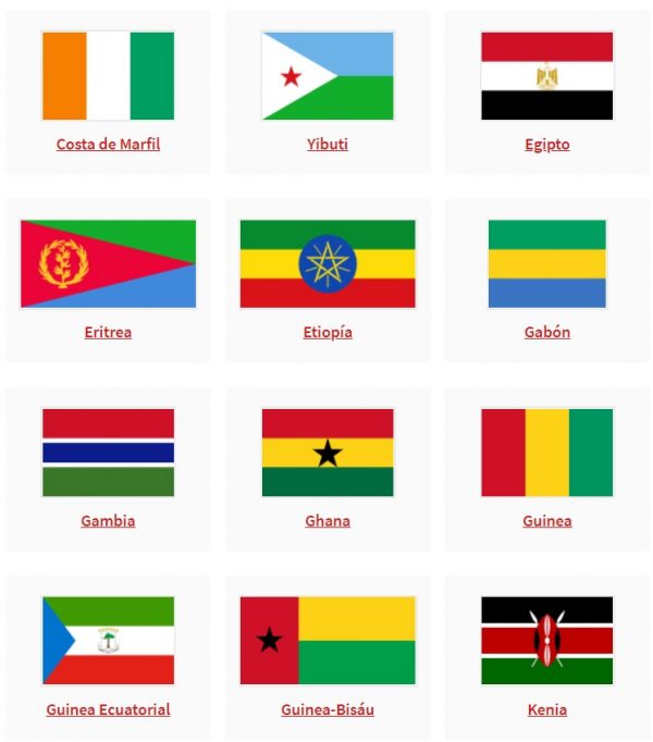 Banderas Del Mundo Todos Los Paises Con Nombre Educación Para Niños 2955