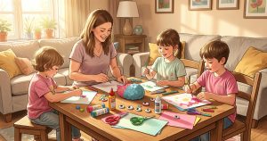 40 manualidades para niños fáciles y divertidas: clasificadas por edad, material y estación del año