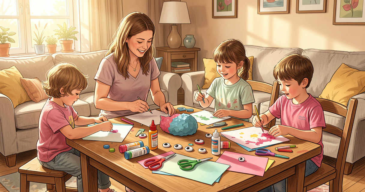 40 manualidades para niños fáciles y divertidas: clasificadas por edad, material y estación del año